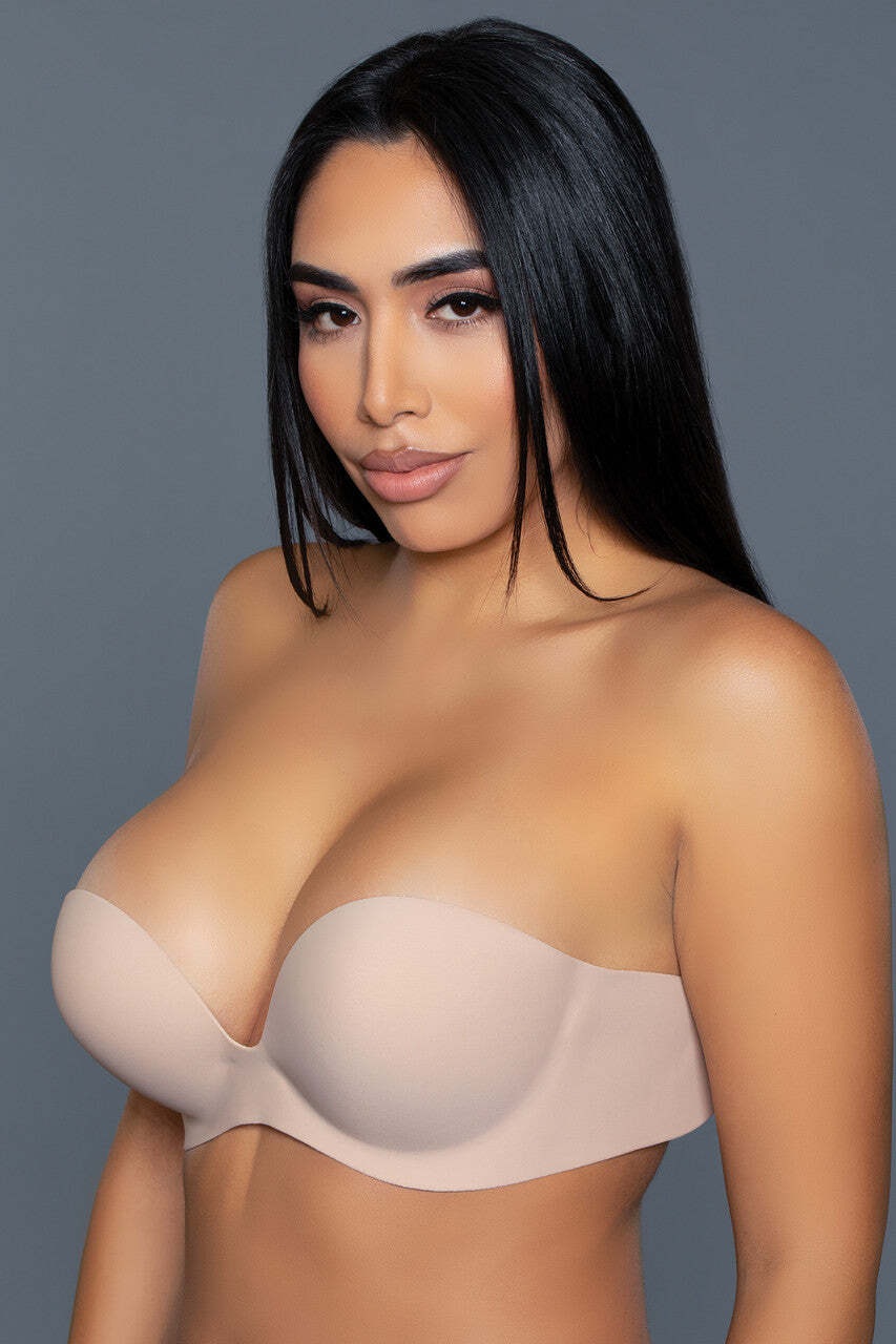 BW2305 Women's Invisible Strapless Push Up Bra With Adhesive Backless Design - Picture 10 of 10