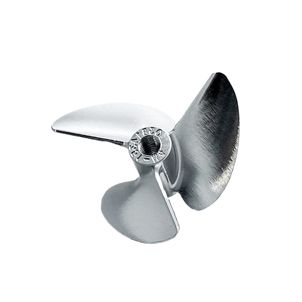 M4 Thread 38-42mm 3-Blade CNC Aluminum Propeller Pitch 1.4 Right Hand