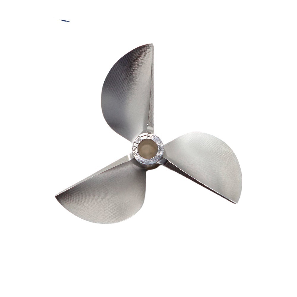 58-70mm 3-Blade CNC Aluminum Propeller 6.35mm Shaft Left Hand for RC Boat
