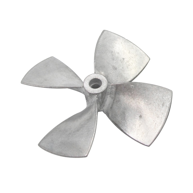 44/55/60mm Zinc Alloy 4-Blade Right-Hand Propeller 4/5mm Aperture for RC Boats